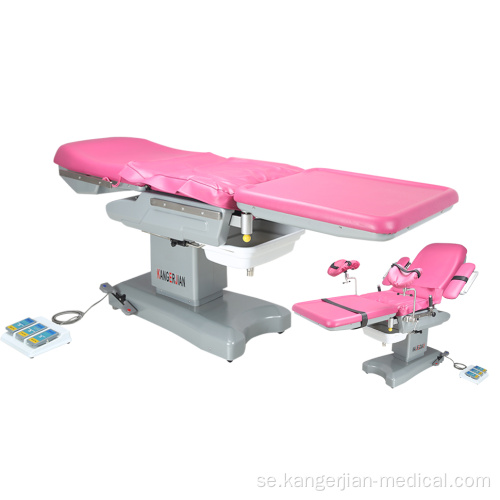 Medicinsk manuell bärbar kirurgisk teateroperationsbord Plastikkirurgi Gynekologiskt examensbord